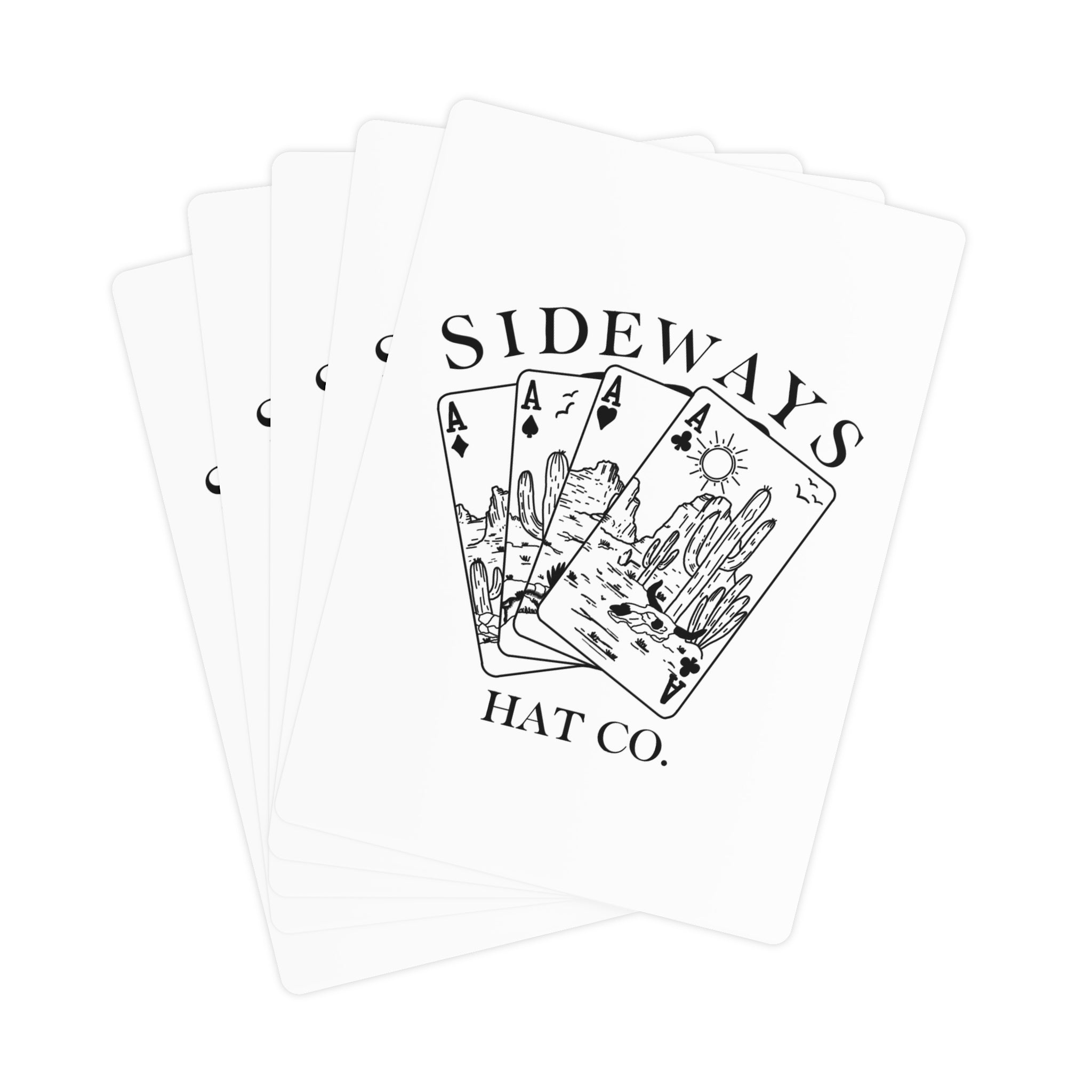 Western Ace- Playing Card